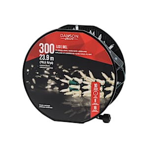 Jeu de 300 lumières DEL M5 blanc chaud