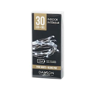 30 Micro LED Lights Set Pure White