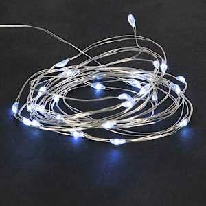30 Micro LED Lights Set Pure White