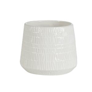 VERTUO Azto White Pot Cover 8 1/4 in.