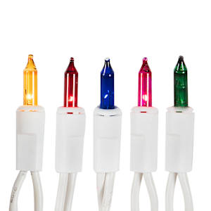 100 Miniature Cascading Light Set Multicolour