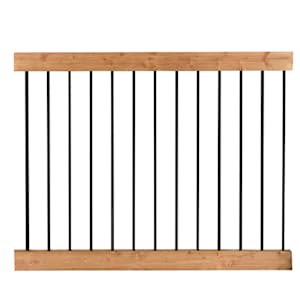 Rampe Sélect en bois traité brun 2 po x 4 po x 6 pi