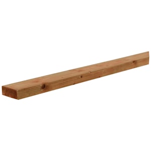 Rampe Sélect en bois traité brun 2 po x 4 po x 6 pi