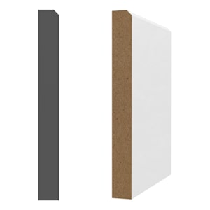 Wood Fibre Baseboard 
1/2 in. x 4-1/2 in. x 8 ft.