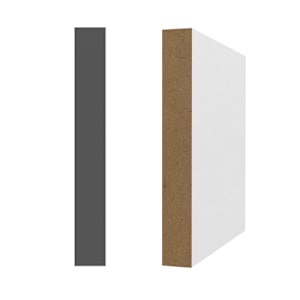 Rectangular Wood Fibre Baseboard 1/2 in. x 4 in. x 12 in.