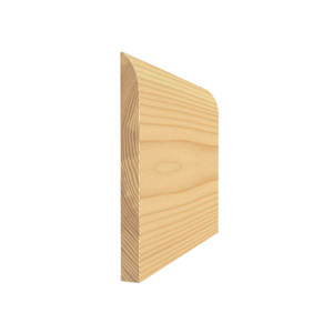 Plinthe unie en pin clair jointé 5/16 po x 3 1/8 po x 8 pi