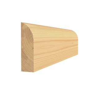 Clear Jointed Pine Door Stop 5/16 in. x 1 1/16 in. x 7 ft.