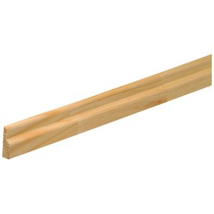 Colonial Clear Jointed Pine Door Stop 5/16 in. x 1 1/16 in. x 7 ft.