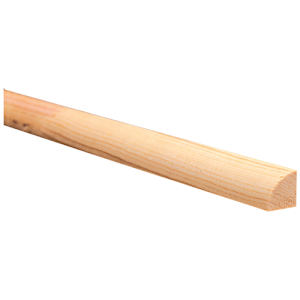 Clear Jointed Pine Quarter Round Moulding - 11/16 in. x 11/16 in. x 8 ft.