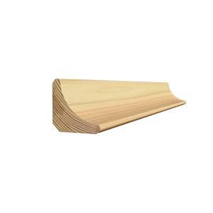 Clear Jointed Pine Cove Moulding - 1/2 in. x 1/2 in. x 8 ft.