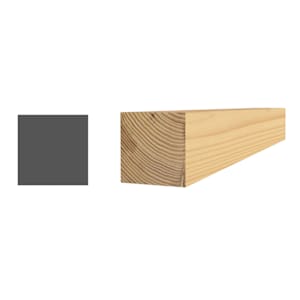 Clear Jointed Pine Square Moulding - 1/2 in. x 1/2 in. x 8 ft.