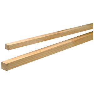 Clear Jointed Pine Square Moulding - 1/2 in. x 1/2 in. x 8 ft.