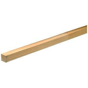 Clear Jointed Pine Square Moulding 1 1/16 in. x 1 1/16 in. x 8 ft.