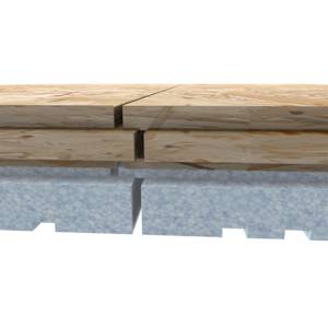 InsulFloorBoard Insulated Subfloor Panels 15 1/2 in. x 47 1/2 in. x 1 in. Pkg/4