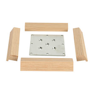 Oak Railing Post Mounting Kit 3-1/2 in. and up