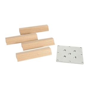 Oak Railing Post Mounting Kit 3-1/2 in. and up