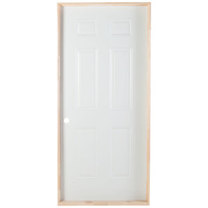 Shed Steel Door 36 in. LH