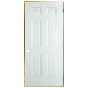 DIMENSIONS Shed Steel Door 36 in. RH