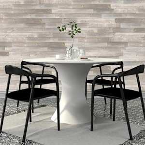 White Steel Ôthentik Wall Cladding