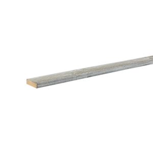 White Steel Ôthentik Wall Cladding Moulding 8 ft.