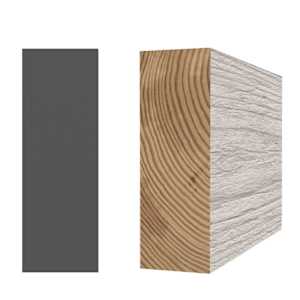 White Steel Ôthentik Wall Cladding Moulding 8 ft.