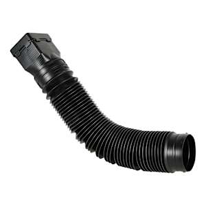 Flexible Downspout Extension Black 2 ft. to 4 ft.
