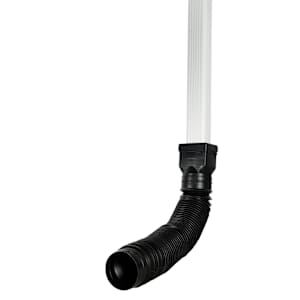 Flexible Downspout Extension Black 2 ft. to 4 ft.