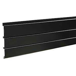 Soffite à ventilation invisible Truvent noir 
12 po x 12 pi