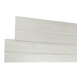 Canexel Mist Grey Outdoor Siding Ridgewood D-5 12 in. x 12 ft.