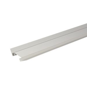 Mist Grey Aluminum Inside Corner Moulding 1/2 in. x 9 ft. 6 in.