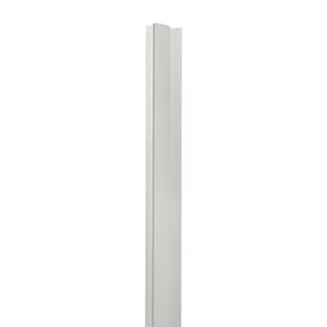 Mist Grey Aluminum Inside Corner Moulding 1/2 in. x 9 ft. 6 in.