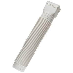 Flexible Downspout Extension White 2 ft. to 4 ft.