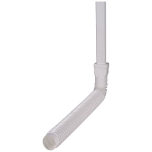 Flexible Downspout Extension White 2 ft. to 4 ft.