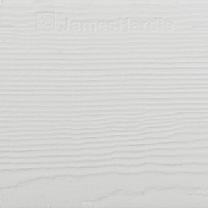 Arctic White Fibre Cement Siding 6 1/4 in. x 12 ft.