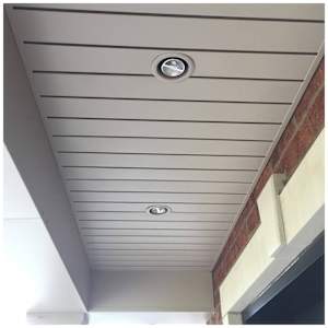 White Truvent Hidden Vent Soffit 12 in. x 12 ft.