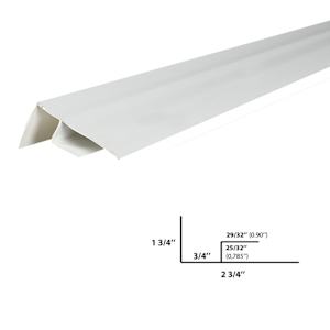 Rib Corrugated Wall Panel Inside Corner Moulding 10 ft.