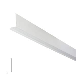 Rib Corrugated Wall Panel Starter Moulding 10 ft. White