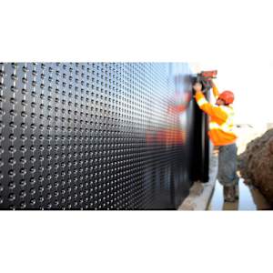 Membrane d'étanchéité pour fondations PLATON 6,6 pi x 65,6 pi