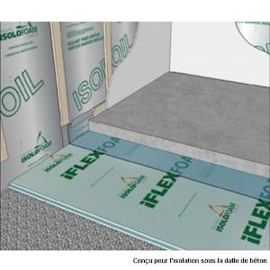 ISOLOFOAM Iflexfoam 160 Insulating Panel 2 1/2 in. x 4 ft. x 8 ft.