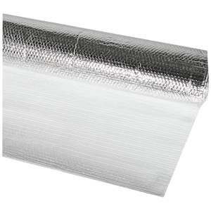 M2V Aluminum/White Bubble Reflective Insulation 4 ft. x 12.5 ft.