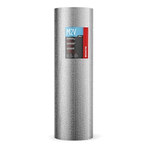 Isolant réfléchissant à bulles M2V aluminium/blanc 4 pi x 62,5 pi