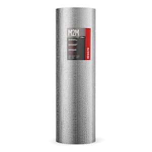 Isolant réfléchissant à bulles M2M aluminium/aluminium 4 pi x 62,5 pi