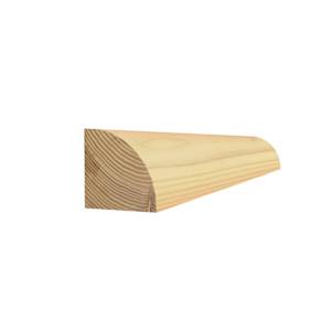 Solid Clear Pine Quarter Round Moulding - 1/2 in. x 1/2 in. x 8 ft.