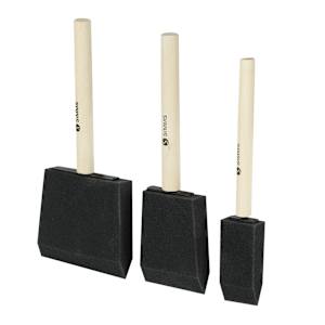 Ensemble de 3 pinceaux mousse