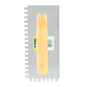 A. RICHARD Square Notch Flooring Trowel - 3/8 in.