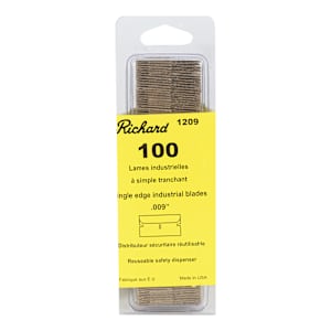 Lames pour grattoir à vitre Pqt/100 A. RICHARD