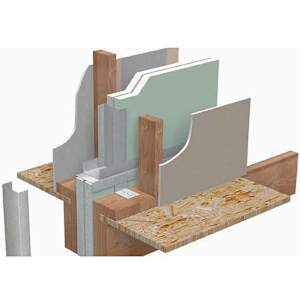 Galvanized Steel Wall Framing H Stud 10 ft. (0.021 in.)