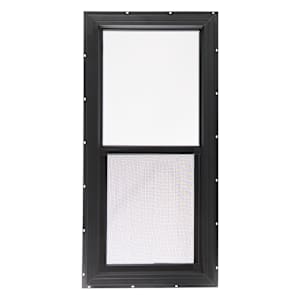 Fenêtre à guillotine pour cabanon 17 po x 36 po