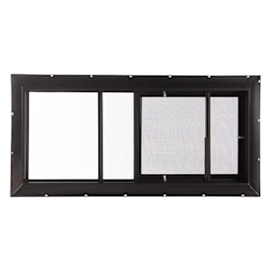 Fenêtre à guillotine pour cabanon 17 po x 36 po