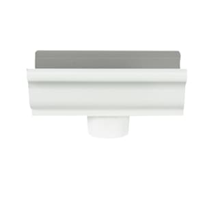 Aluminum Downspout Collector White
